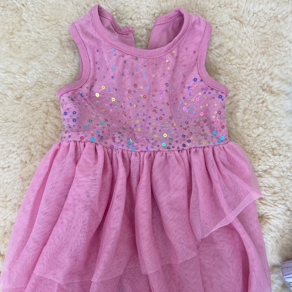 Light and stunning pink and rainbow sequin dress 🥹 - Picture 1 of 5